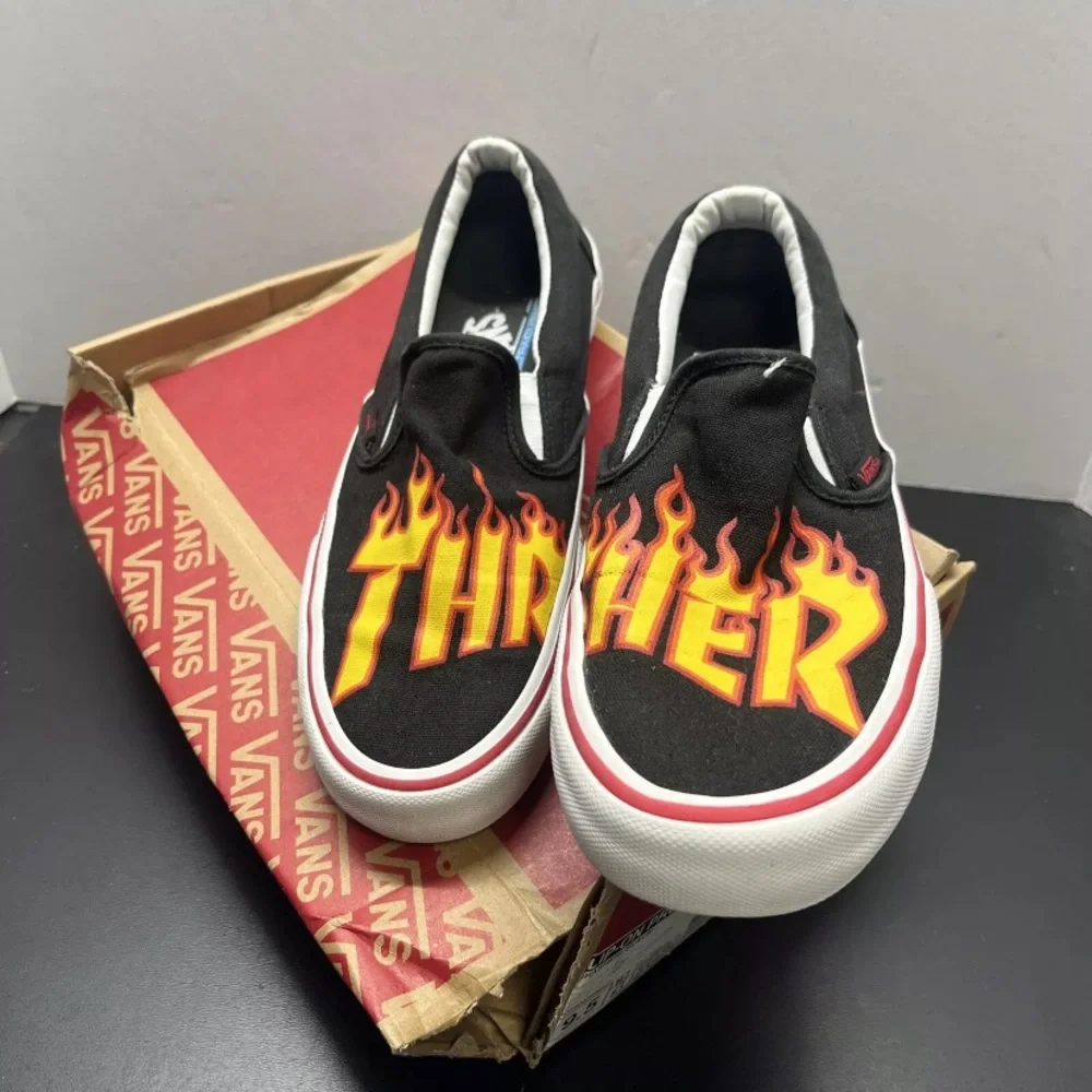 Thrasher Black and Yellow vans - Picture 3 of 7
